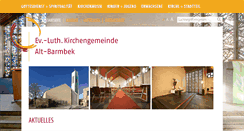 Desktop Screenshot of kirche-alt-barmbek.de