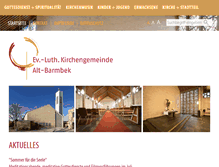 Tablet Screenshot of kirche-alt-barmbek.de